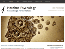 Tablet Screenshot of morelandpsychology.com.au